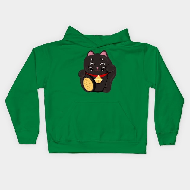 FortuNEKO - "Neo" Kids Hoodie by AnishaCreations